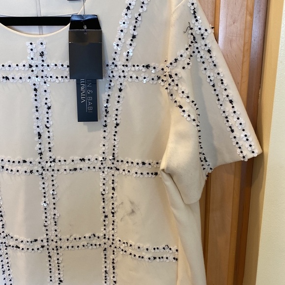 Sachin & Babi "Isabella" Floral-Check Pattern Dres - Picture 12 of 16